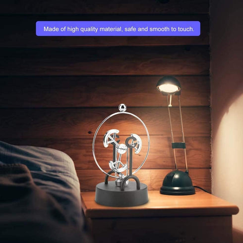 ZJchao Perpetual Motion Model Shake Wiggle Device, Electronic Perpetual Motion Desk Toy Decoration