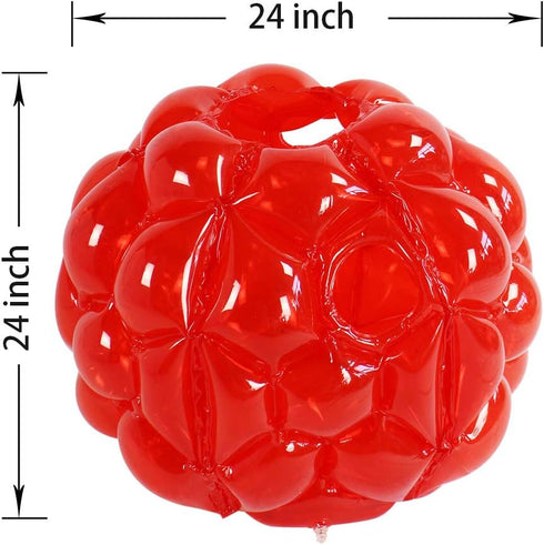Sumo Balls for Kids - Buddy Bounce Balls Sumo Game, Giant Human Hamster Knocker Ball for Ages 3-10 (Red+Red)
