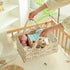 Diaper Caddy Organizer,Cute Floral Nursery Storage Basket,Soft Portable Changing Table Car Caddy Organizer Gift (Floral