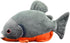 FRANKIEZHOU Simulation Piranha Plush, Realistic Fish Stuffed Animal, Soft Toy for Kids, 8.5 Inches