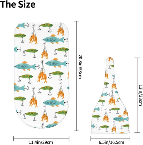 Osvbs Sets, Fishing Baby Stuff Swaddle Blankets Beanie Hat Soft and Stretchy Newborn Fishes Blanket Swaddle Sack