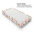 Watercolor Poppy Floral Changing Pad Covers, Red Poppy Flowers Sheets for Boys Girls, 32''x16''