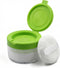 XINGZI 1Pcs Empty Refillable Baby Talcum Powder Box with Green Lid Sifter and