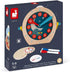 Janod Learn to Tell Time - Wooden Educational Teaching Clock for Ages 5+, J05076