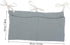 Pure Cotton Storage Bag Double Slot Stroller Organizer for Bottles Diapers Hanging Bag Breastmilk Storage Travel