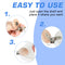 30 Pieces Wood Pacifier Clips, Natural Beech Wood Teething Grasping Toy Suspender Clips for DIY Pacifier Chains