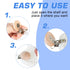 30 Pieces Wood Pacifier Clips, Natural Beech Wood Teething Grasping Toy Suspender Clips for DIY Pacifier Chains