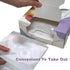 SUNVENO Disposable Bibs - Leak-proof Liner & Reusable Fastener