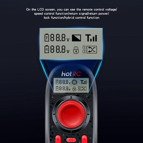 havcybin DS-600 6CH 2.4GHz 600 6 2 HOTRC RC Transmitter and Receiver Remote Controller with DS PWM Channel Receiver