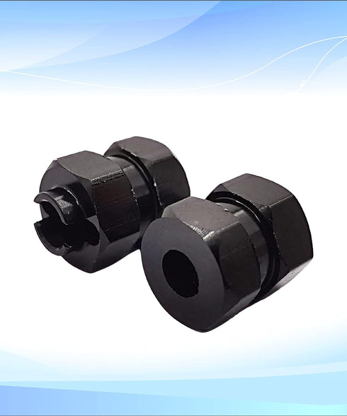 Aluminum Alloy 7mm RC Wheel Hex Hub Spacer with 9.5mm Offset Extension 4Pcs for AXIAL SCX24