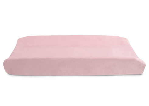 Pink Plush Cover Contoured Changing Pad by Delta Children