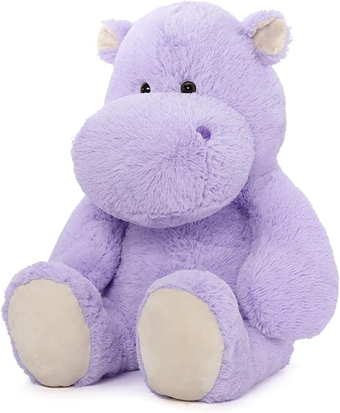 Giant Humongous Hippo Stuffed Animal 36", Oversized Plush, Soft Hug Cute Jumbo Hippo Toy Gift for Kids, Purple