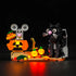 Upgraded LED Light Kit for LEGO Halloween Cat & Mouse Building Set, Compatible with LEGO 40570