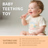 6-Pack 6-12 Silicone Teething Tubes for Babies Months, BPA-Free Non-Choking Teether Sticks Toys, Teething Relief Chew