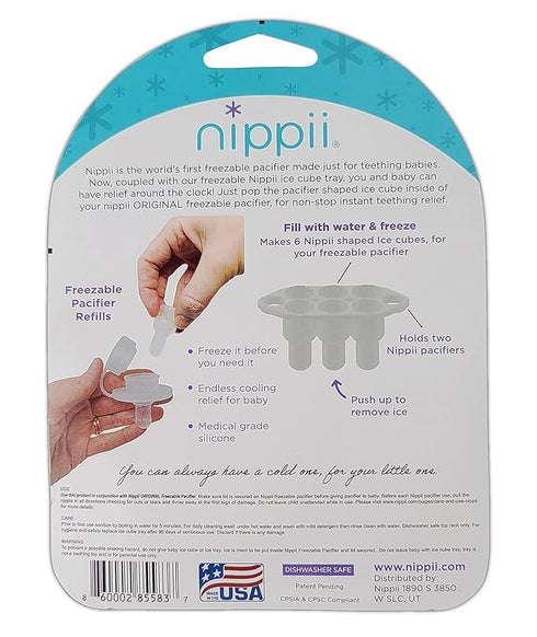 Original Freezable Teether Pacifier Bundle, BPA Free Silicone for Boy and Girl Babies 0-9 Months