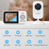 Video Baby Monitor with Camera No WiFi, 1200ft Long Range, 2.8" Display, Auto Night Vision, 5 Lullabies