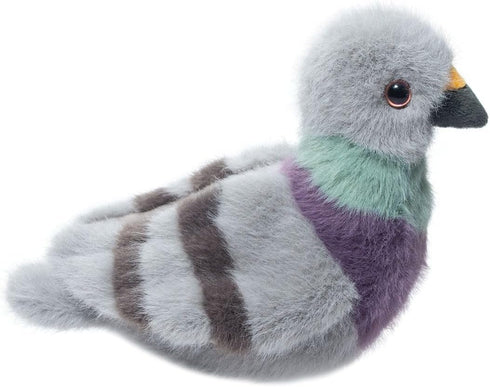 7-Inch Douglas Parker Pigeon Bird Plush Stuffed Animal Soft Cuddly Toy, Long