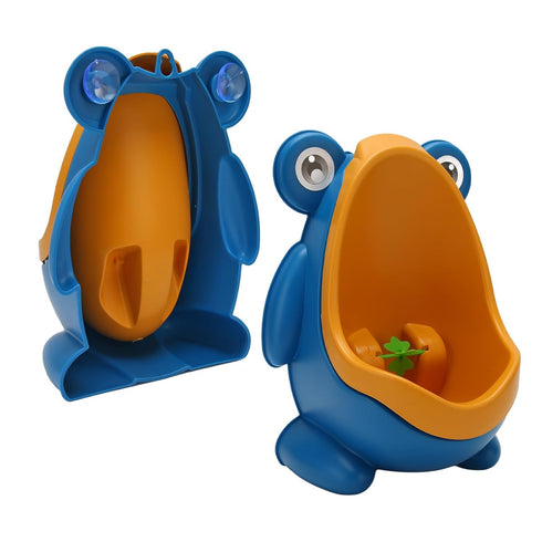 Srliya Children Training Urinal Wall Mounted Detachable Cute Cartoon Child Standing Urinal with Suction Cup for Boys