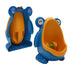 Srliya Children Training Urinal Wall Mounted Detachable Cute Cartoon Child Standing Urinal with Suction Cup for Boys