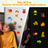 Worgree 48 Pcs DIY Wooden Magnets | Painting Kit for Kids Ages 4-12 | Glow in The Dark Party Favors and Gifts