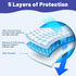 MOEMOE BABY Waterproof Potty Training Bed Pads, No-Slip Absorbent Toddler Mattress Protector Pee Pads for Kids