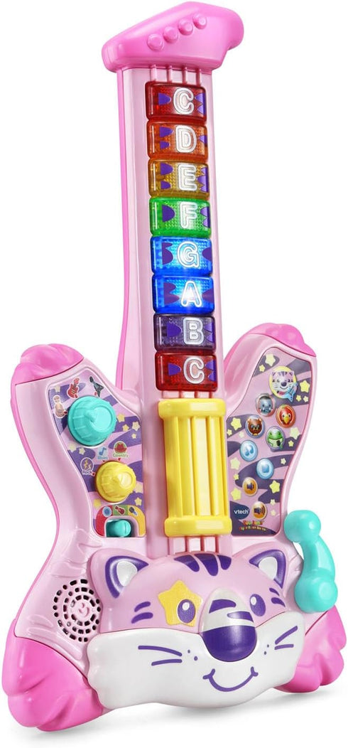 Pink VTech Zoo Jamz Tiger Rock Guitar - Fun Learning Toy for Kids