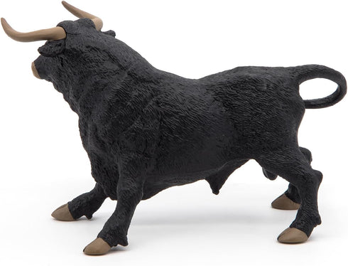 Papo Hand-Painted Farmyard Friends Figurine - Andalusian Bull - 51050, Collectible for Children 3+