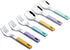ANNOVA Children's Flatware 6 Pieces Kids Silverware - Stainless Steel - 3 x Safe Forks, 3 x Tablespoons - Toddler Utensils Without Knives for Lunch Box BPA Free Block (6 Pieces, Mix Color)