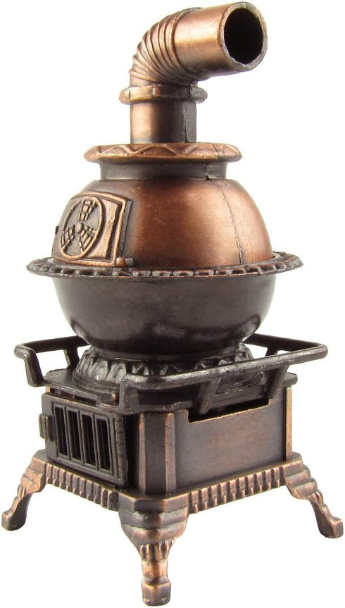 Treasure Gurus Miniature Pot Belly Stove 1:12 Scale Model Dollhouse Accessory, Pencil Sharpener