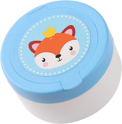 YUSHTPO Baby Powder Puff Box Safe Infant Container Holder Protects Delicate Skin Prevents