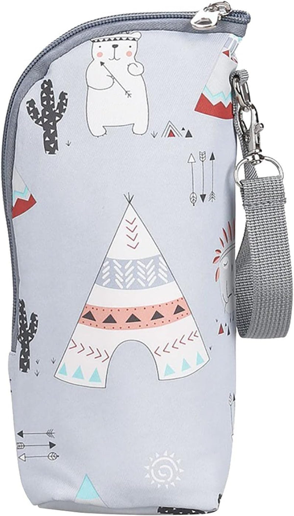 Rhinoon Baby Bottle Insulation Bag, Infant Bottle Storage Bag, Oxford Cloth Waterproof Nursing