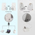 Digital Two Way Baby Audio Monitor with Noise Detection and Night Light (US Plug)