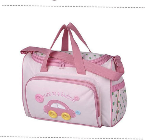 Multi-function Mummy Bag Tote Set Diaper Bag Changing Pad Tote Bottle Holder