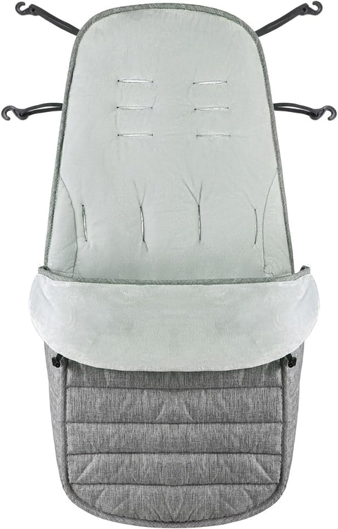 HKSICHENGKEJI 2 1 in Baby Stroller Cushion Bunting Bag Removable Windproof Footmuff Toddler Warm Pushchair Seat Mat