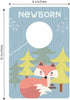 Canopy Street Woodland Closet Clothing Size Dividers, 4" x 6" Organizers for Newborn Baby to 4T Clothes, 10 Forest