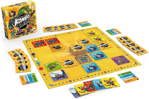 Kombo Klash Board Game | Strategy Tile-Laying Game for Kids and Adults | 2 to 4 Players, Ages 10 and Up
