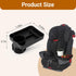 Travel Tray for Kids Car Seat - Silicone Car Seat Cup Tray, Travel Tray for Car Seat with Expandable Base for Fruit