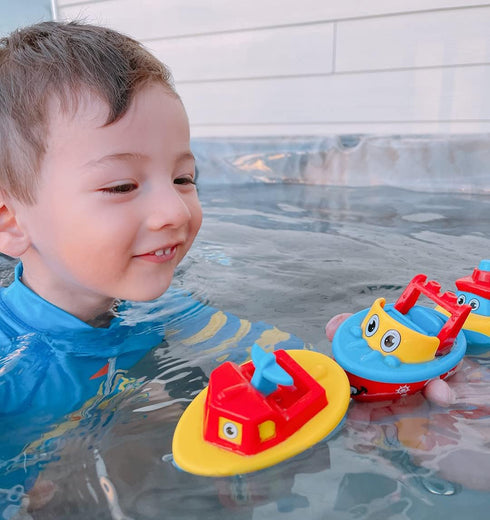 3 Bees & Me Bath Toys - Magnet Boat Set for Toddlers & Kids - Fun & Educational