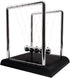 Newtons Cradle Balance Pendulum, Swinging Kinetic Balls, Fun Science Learning Physics Toy, Calm Down Fidgets Kit (Large