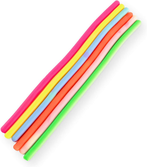 Super Z Outlet Stretchy Jelly String Noodles Fidget Sensory Toys Set (9.5" to 5 Feet) for Children Birthday Party