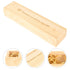 SUPVOX Wooden Pregnancy Test Keepsake Box with Lid for Newborn Announcement Multipurpose Memory Storage Organizer