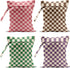 VBCVBGFH 4 Pack Cute Wet Bag Waterproof Washable Reusable Wet Dry Bag for