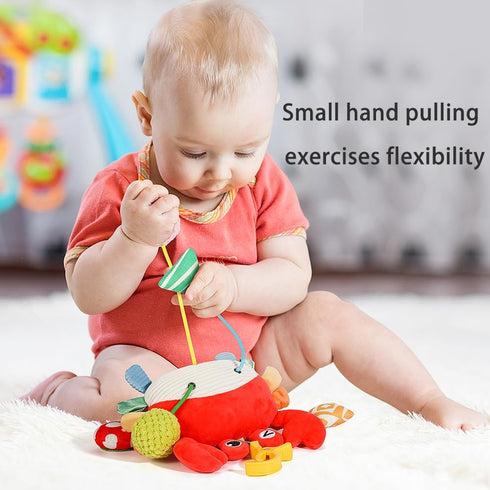 012 Car Seat Toys for Babies Months Hanging Baby Activity Toy for Car Seat, Stroller, Crib & Gym Infant Plush Rattle