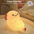 Myratts Dimmable Cute Axolotl Night Light, Nursery Lamps, Super Squishy Silicone Timer USB Rechargeable Touch Control