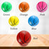 3 Otters Mini Basketballs, 6 Pack 7.5 Inch Durable PVC Basketballs for Toddlers Kids Teenagers