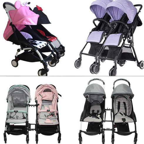 Smile Saki Twin Stroller Connector for Baby Fits Umbrella Strollers Babyzen YOYO Yoya Etc.. Turns Two Single Strollers