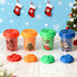 Waybla Set 12 12 2oz Christmas Modeling Dough Colors, Holiday Theme Plastic Cutters, per Cup, DIY Craft Kit for Kids