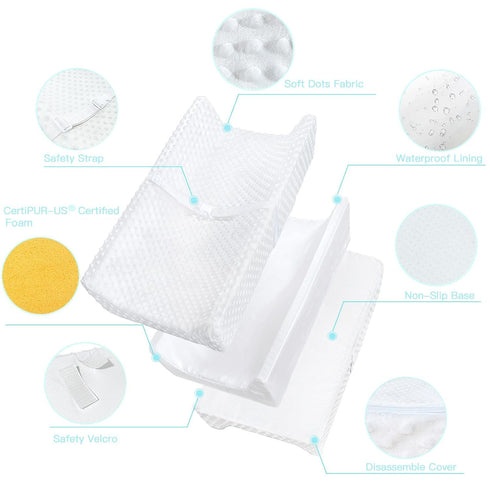 YENING 29 15 Small Changing Pad Mini x with Washable Cover Waterproof Baby Diaper Changing Pad for Dresser Table Pad