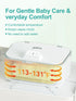 Baby Wipes Warmer, Larger Capacity Wipe Dispenser, Even Heating Diaper Wipe Warmer with Night Light, On/Off Switch