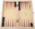 Wooden 3-in-1 Folding Board Game Toy, Chess & Checkers & Backgammon, Portable Travel Tabletop Game
